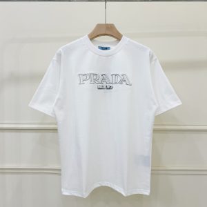 プラダ ロゴTシャツ 立体刺繍 FS436