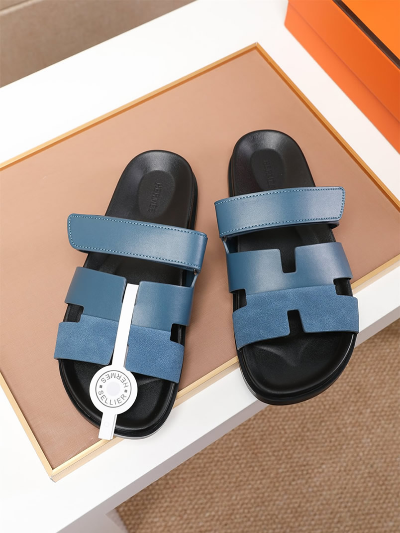エルメス サンダル シプレ ブルー shoes463 - 画像 (8)