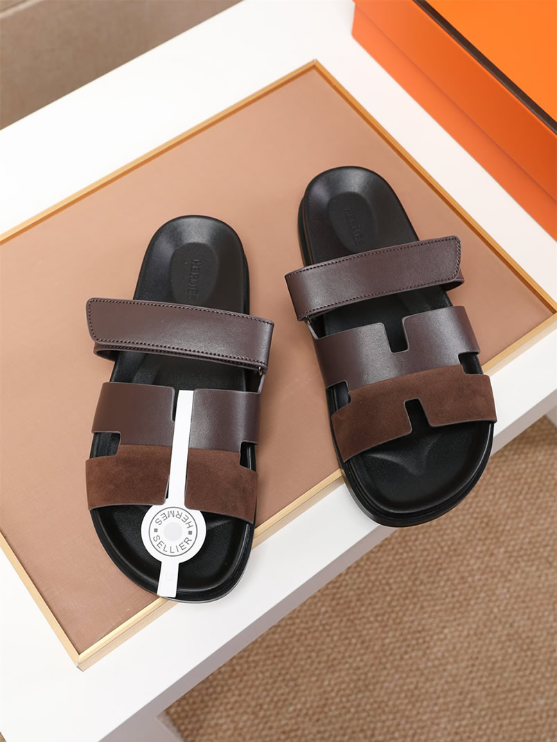 エルメス サンダル シプレ ブラウン shoes464 - 画像 (8)