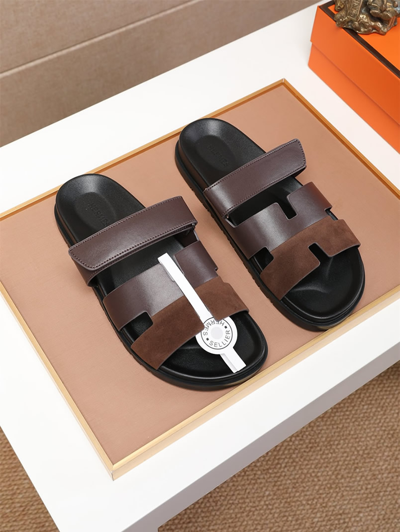 エルメス サンダル シプレ ブラウン shoes464 - 画像 (9)
