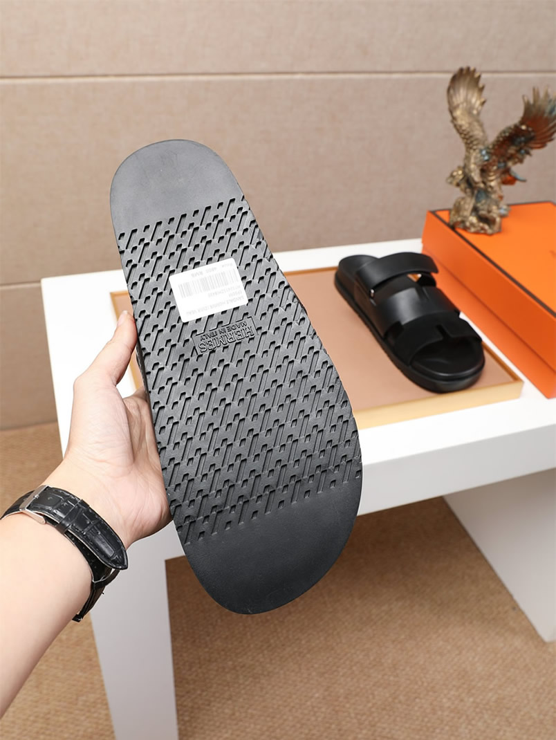 エルメス サンダル シプレ ブラック shoes468 - 画像 (4)