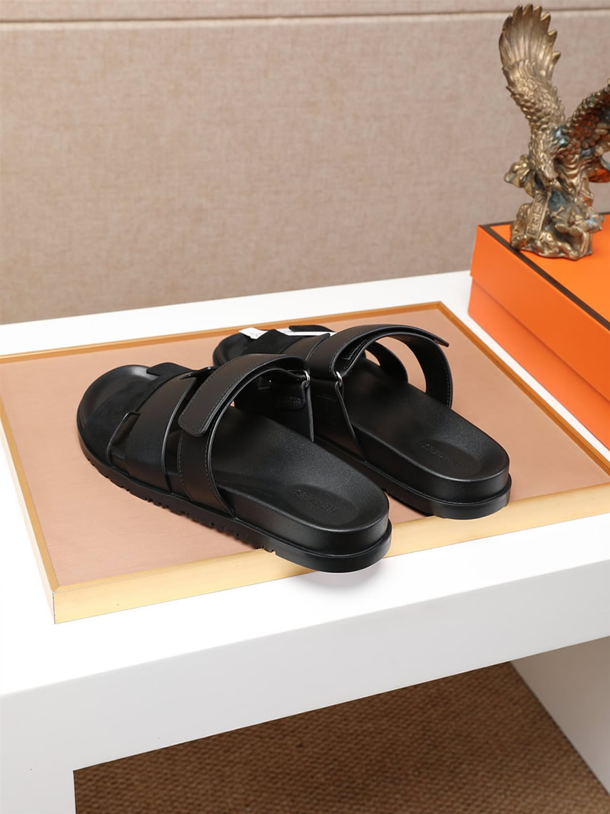 エルメス サンダル シプレ ブラック shoes468 - 画像 (8)