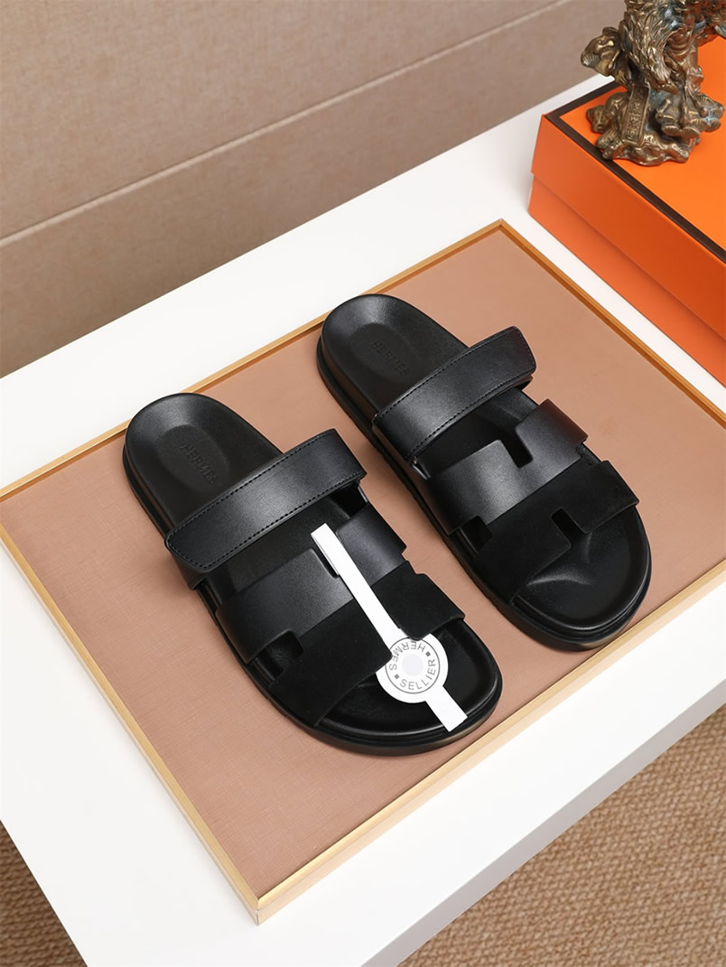 エルメス サンダル シプレ ブラック shoes468 - 画像 (9)