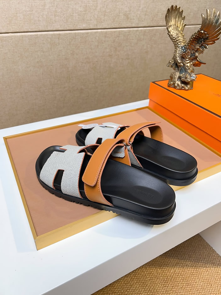 エルメス サンダル シプレ ゴールド/ホワイト shoes472 - 画像 (5)