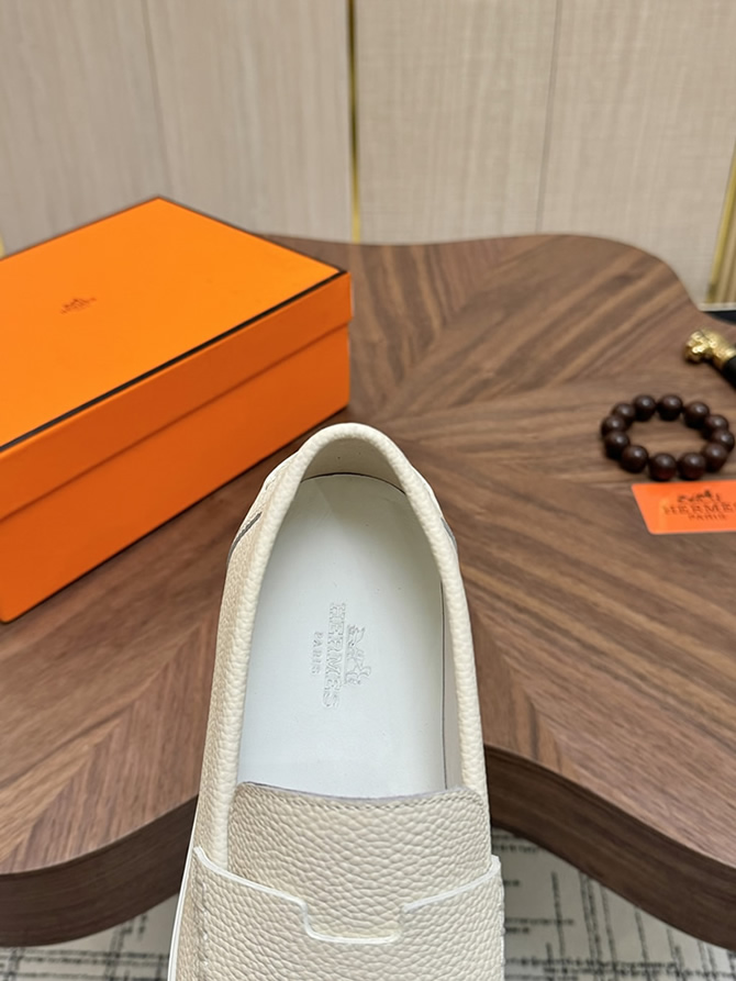 エルメス ローファー ホワイト shoes478 - 画像 (6)