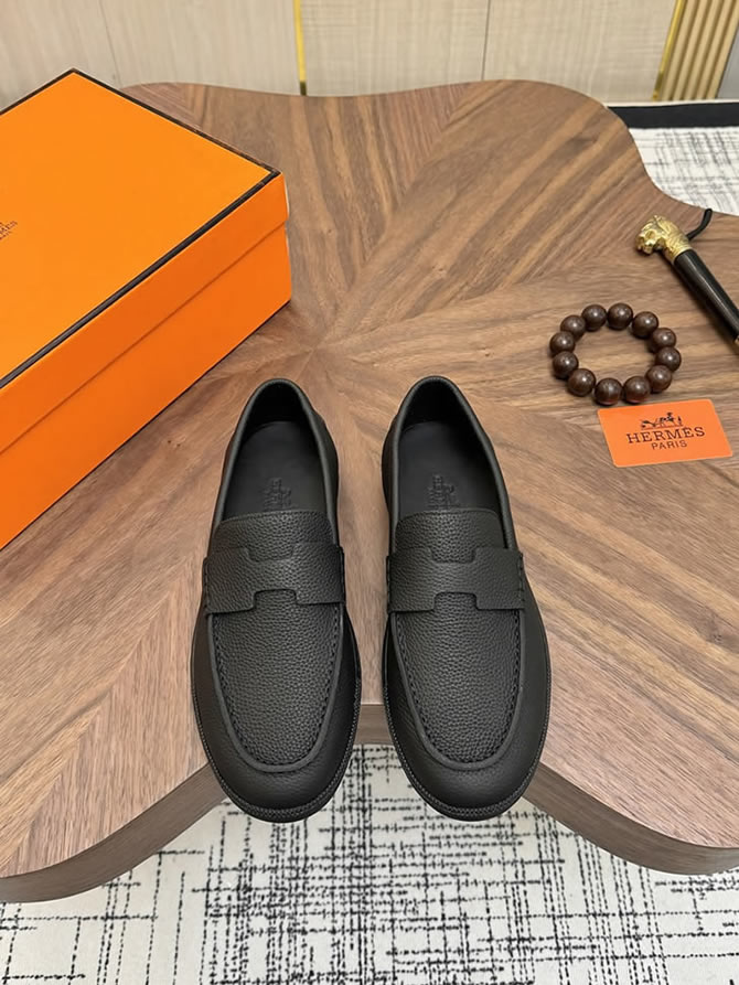 エルメス ローファー ブラック shoes479 - 画像 (2)