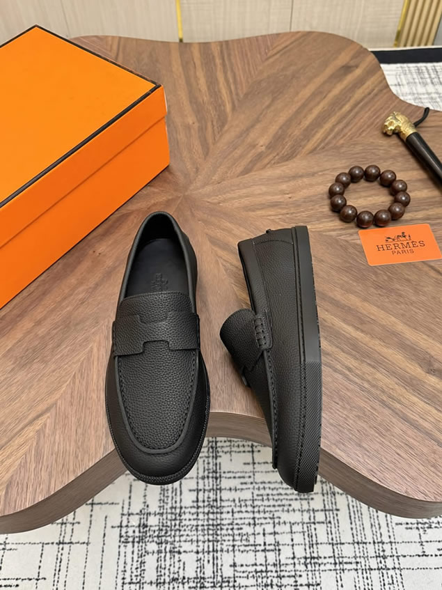 エルメス ローファー ブラック shoes479 - 画像 (3)