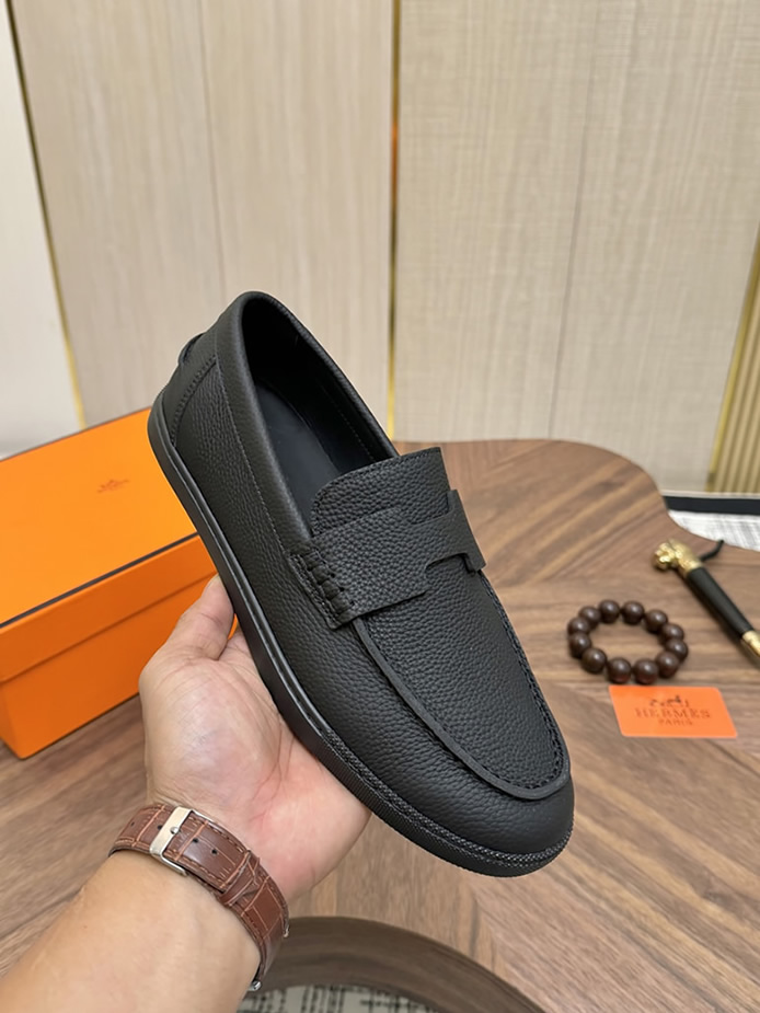 エルメス ローファー ブラック shoes479 - 画像 (5)