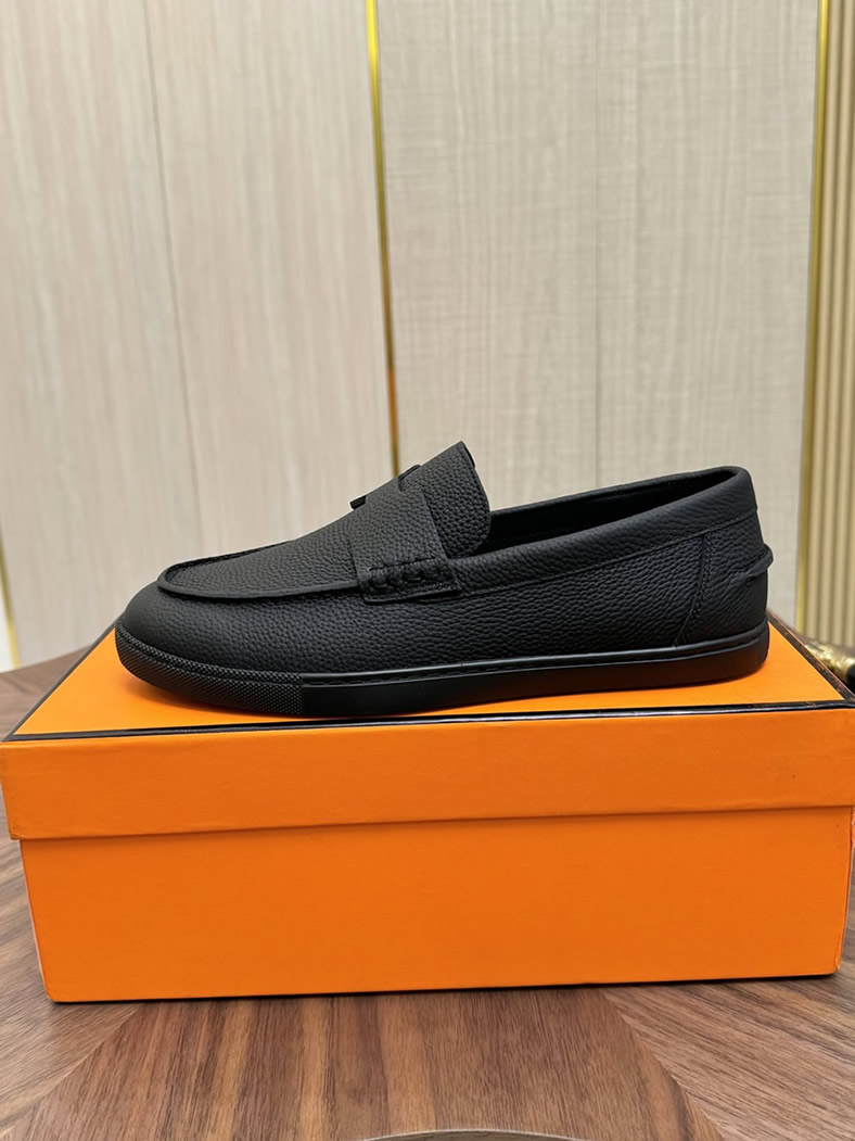 エルメス ローファー ブラック shoes479 - 画像 (7)