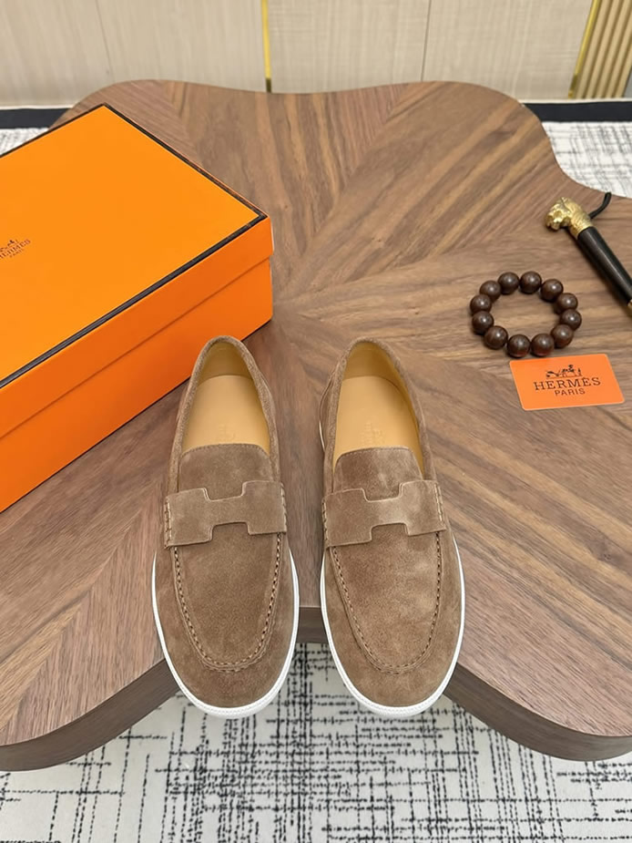 エルメス ローファー ブラウン shoes480 - 画像 (2)