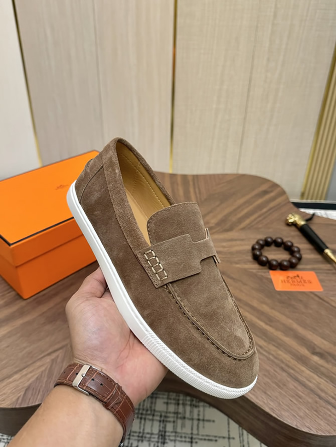 エルメス ローファー ブラウン shoes480 - 画像 (5)