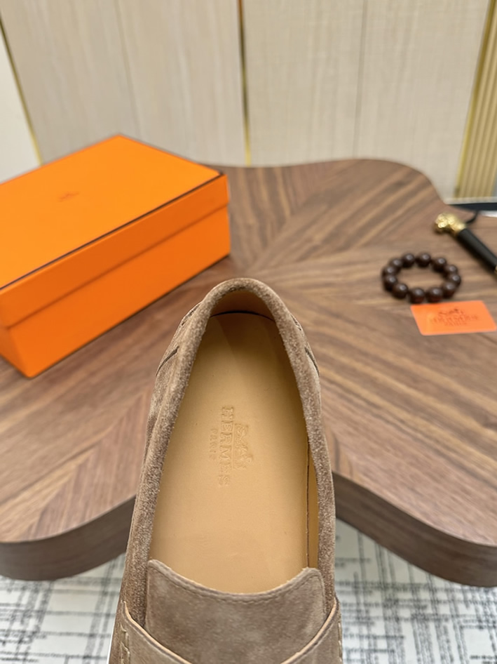 エルメス ローファー ブラウン shoes480 - 画像 (6)