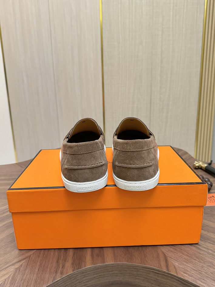 エルメス ローファー ブラウン shoes480 - 画像 (9)