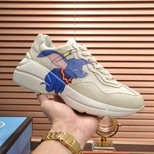グッチ ダンボモチーフ 厚底スニーカー オフホワイト shoes510
