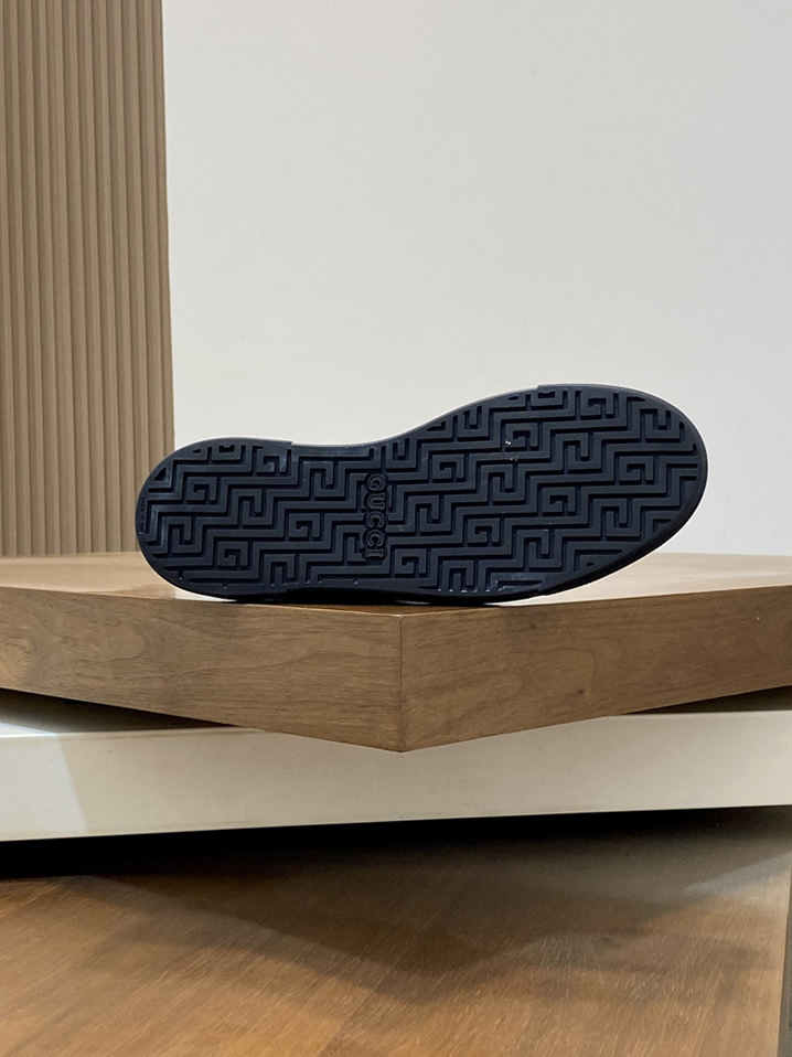 グッチ GGキャンバス ウェブストライプ スニーカー ブラック shoes520 - 画像 (9)
