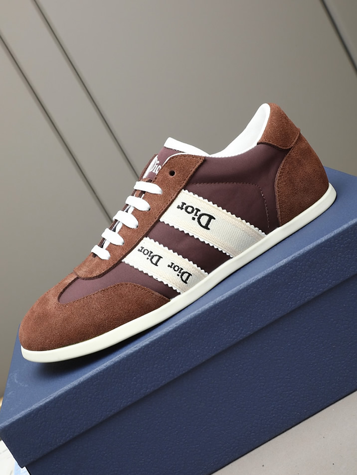 ディオール スエード&ファブリック スニーカー ブラウン shoes533 - 画像 (6)