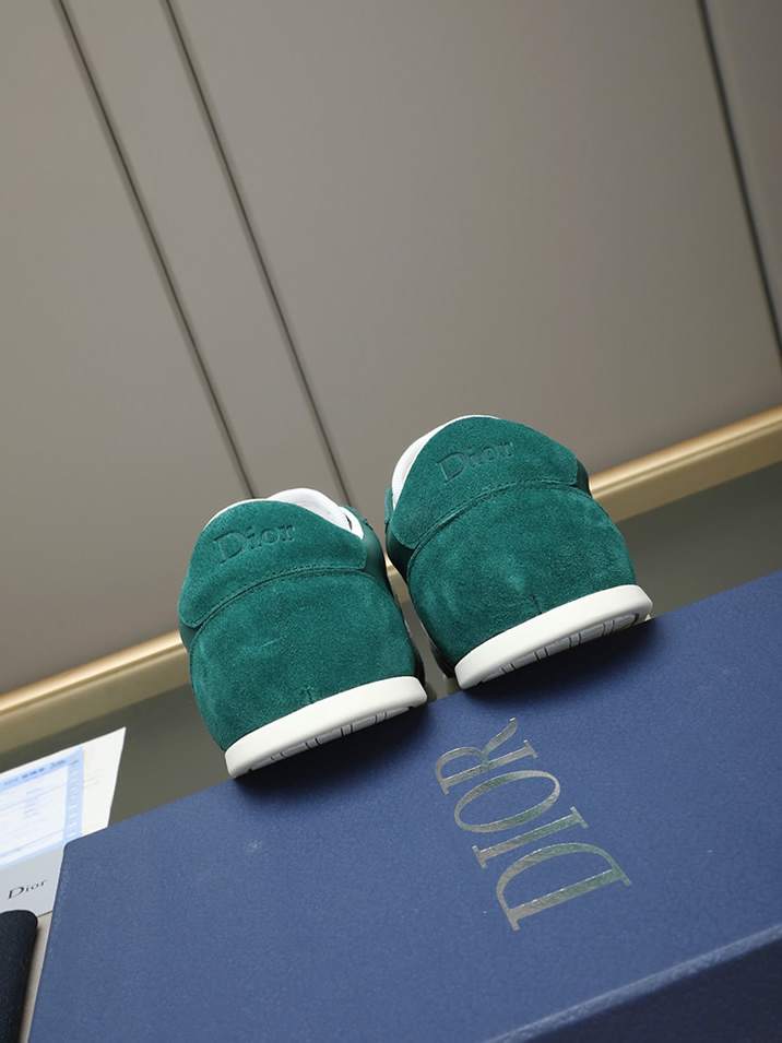 ディオール スエード&ファブリック スニーカー グリーン shoes534 - 画像 (5)