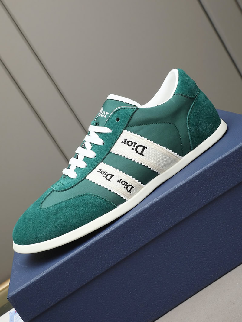 ディオール スエード&ファブリック スニーカー グリーン shoes534 - 画像 (6)
