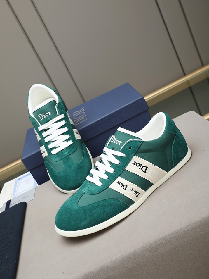 ディオール スエード&ファブリック スニーカー グリーン shoes534 - 画像 (9)