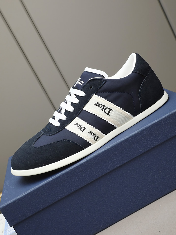 ディオール スエード&ファブリック スニーカー ネイビー shoes535 - 画像 (6)