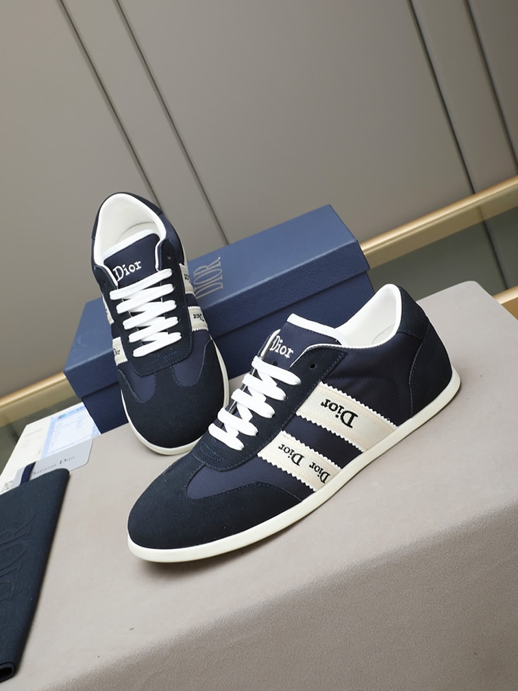ディオール スエード&ファブリック スニーカー ネイビー shoes535 - 画像 (7)