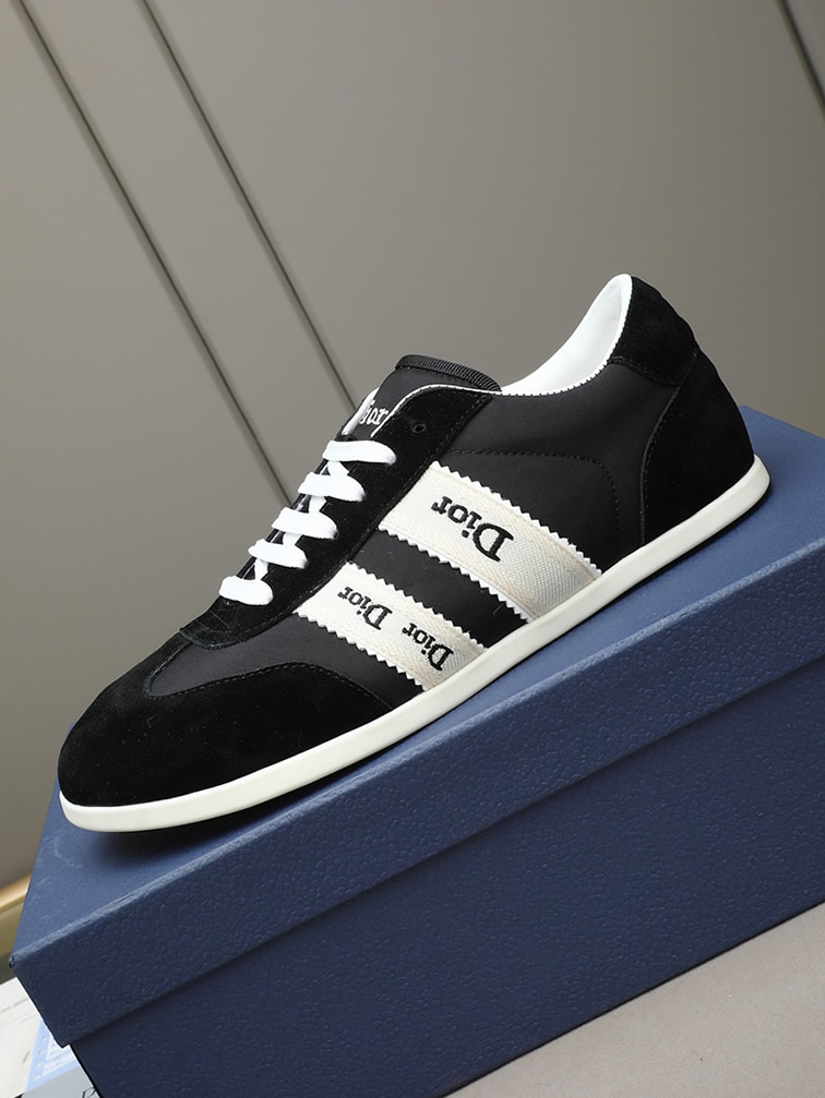 ディオール スエード&ファブリック スニーカー ブラック shoes536 - 画像 (6)