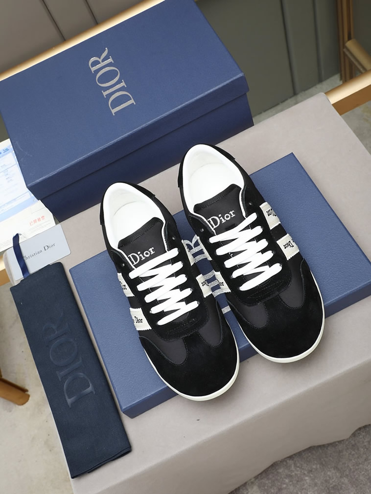 ディオール スエード&ファブリック スニーカー ブラック shoes536 - 画像 (7)