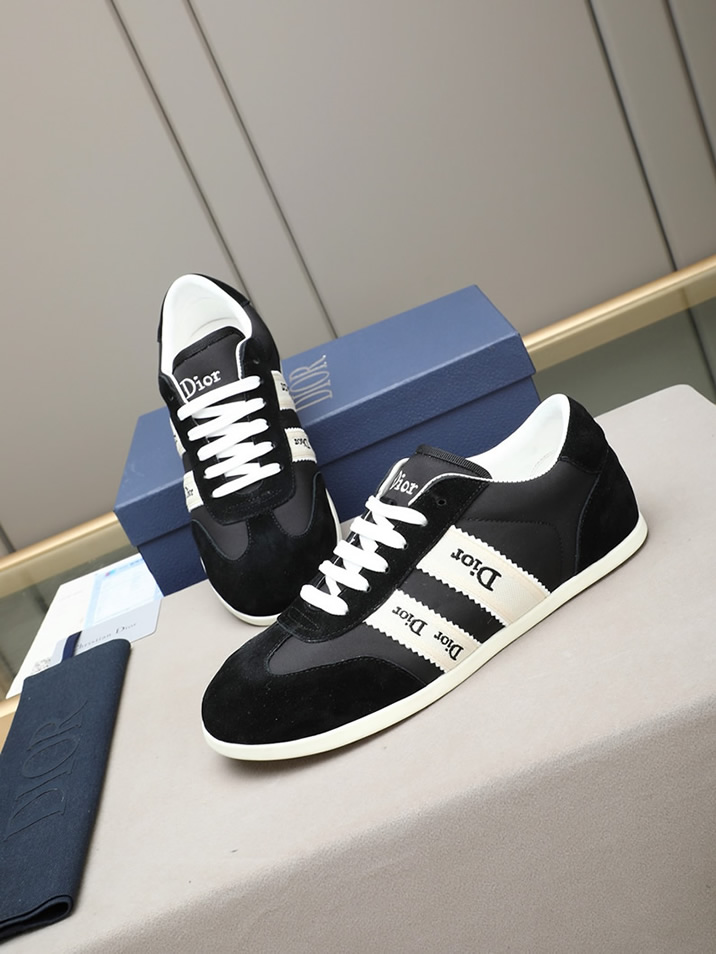 ディオール スエード&ファブリック スニーカー ブラック shoes536 - 画像 (8)