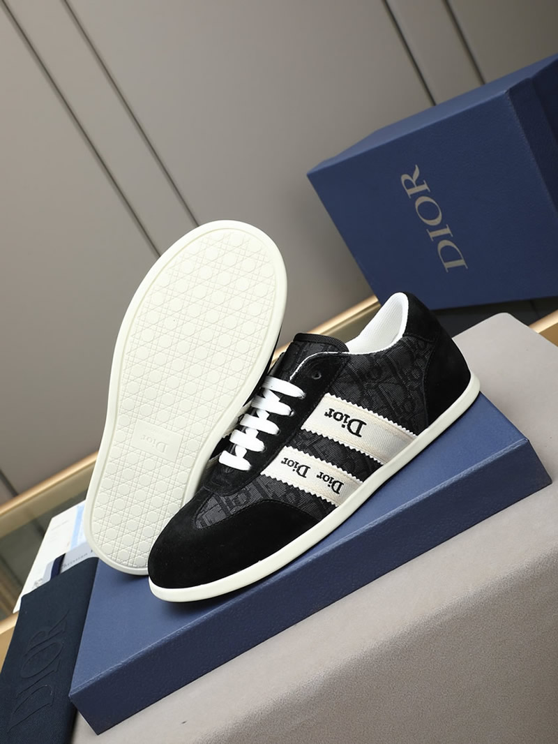 ディオール オブリーク トリム スニーカー ブラック shoes538 - 画像 (3)