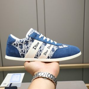 ディオール オブリーク トリム スニーカー ブルー shoes539