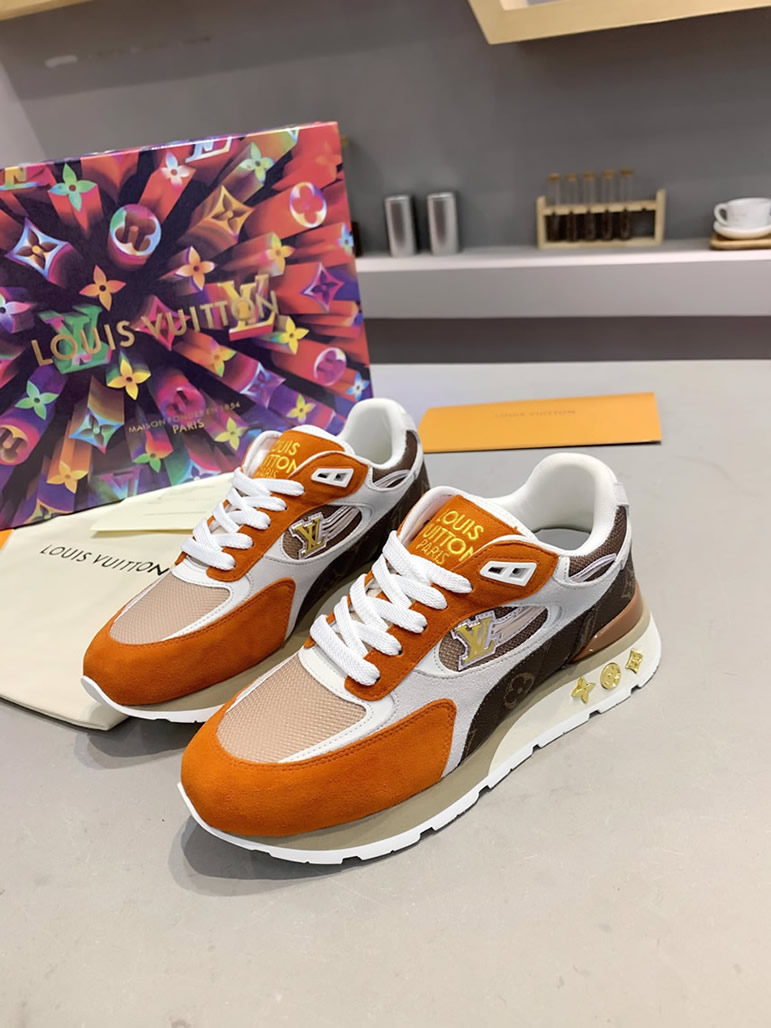 ルイ・ヴィトン ランナウェイ・ライン スニーカー オレンジ shoes546