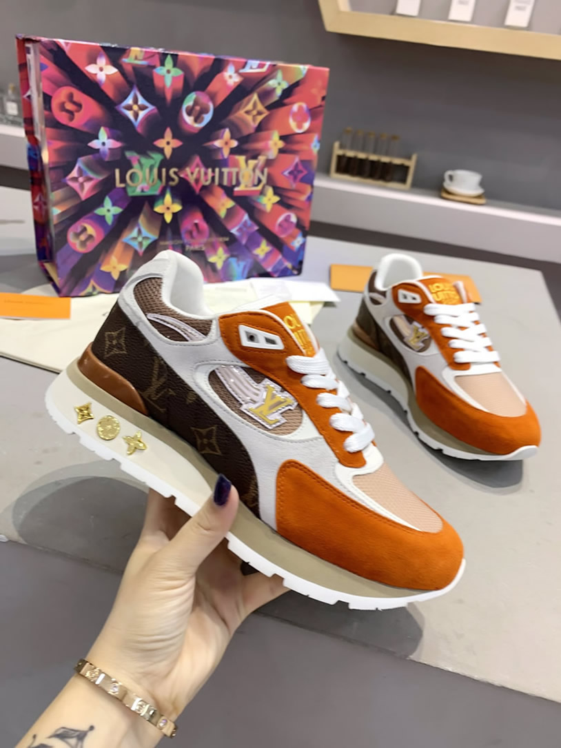 ルイ・ヴィトン ランナウェイ・ライン スニーカー オレンジ shoes546 - 画像 (2)