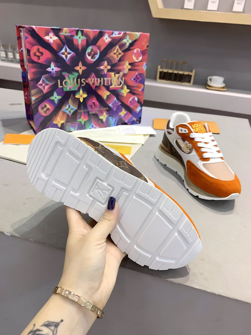 ルイ・ヴィトン ランナウェイ・ライン スニーカー オレンジ shoes546 - 画像 (4)