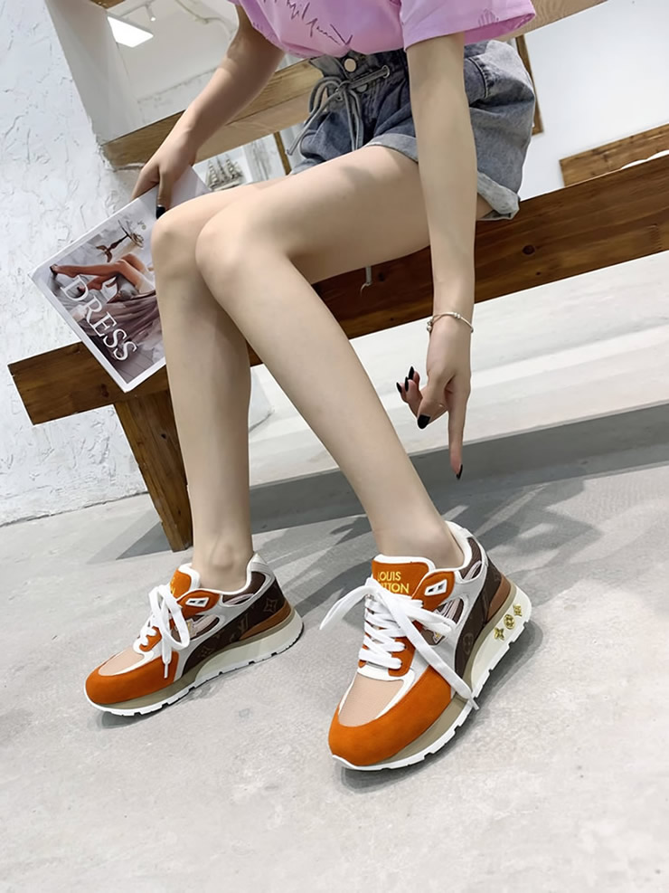 ルイ・ヴィトン ランナウェイ・ライン スニーカー オレンジ shoes546 - 画像 (7)