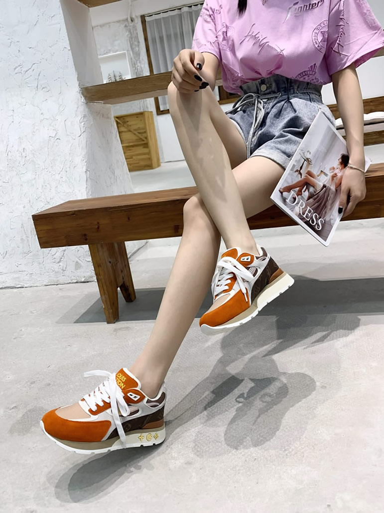 ルイ・ヴィトン ランナウェイ・ライン スニーカー オレンジ shoes546 - 画像 (8)