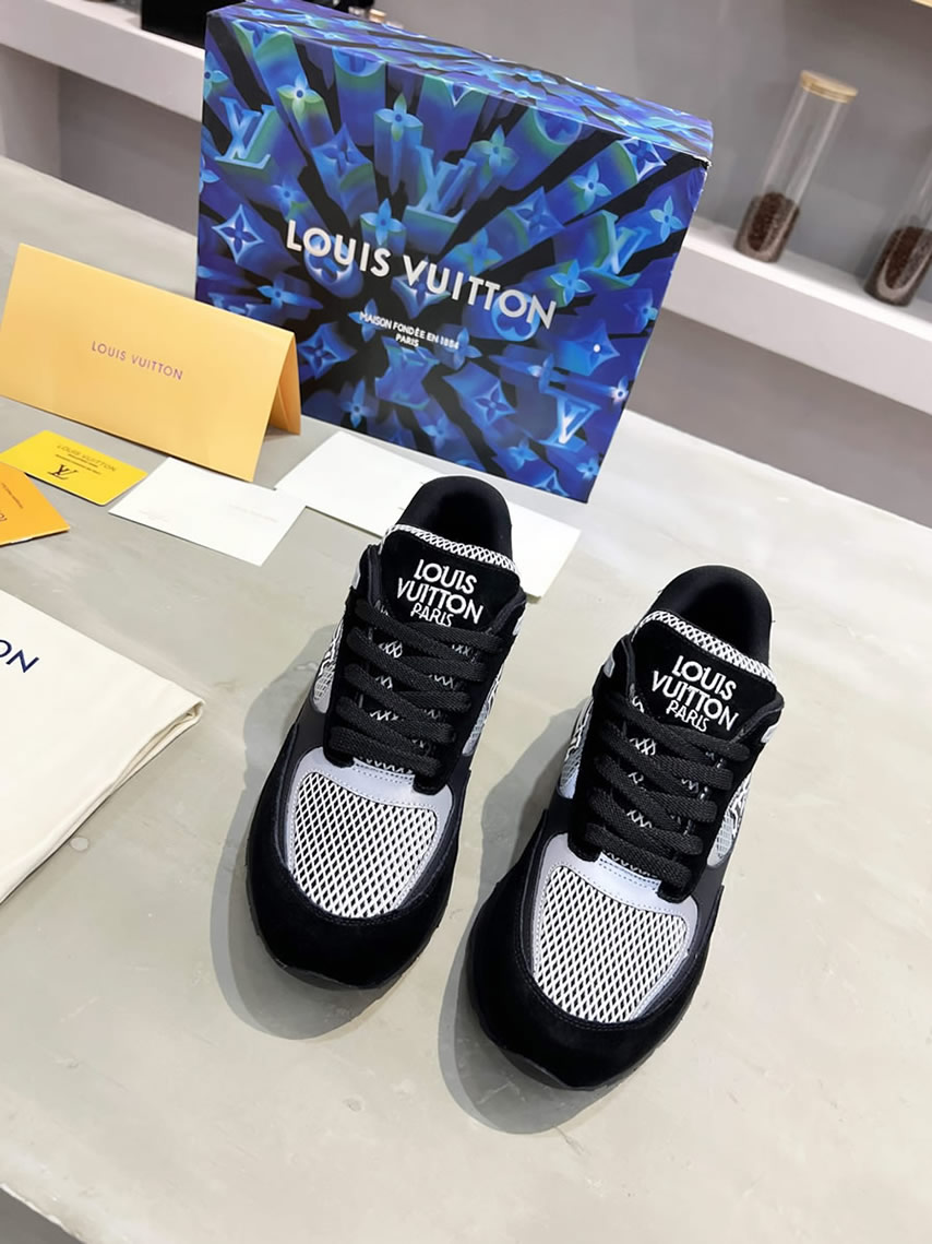 ルイ・ヴィトン ランナウェイ・ライン スニーカー ブラック shoes547 - 画像 (2)