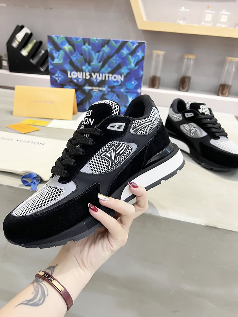 ルイ・ヴィトン ランナウェイ・ライン スニーカー ブラック shoes547 - 画像 (3)