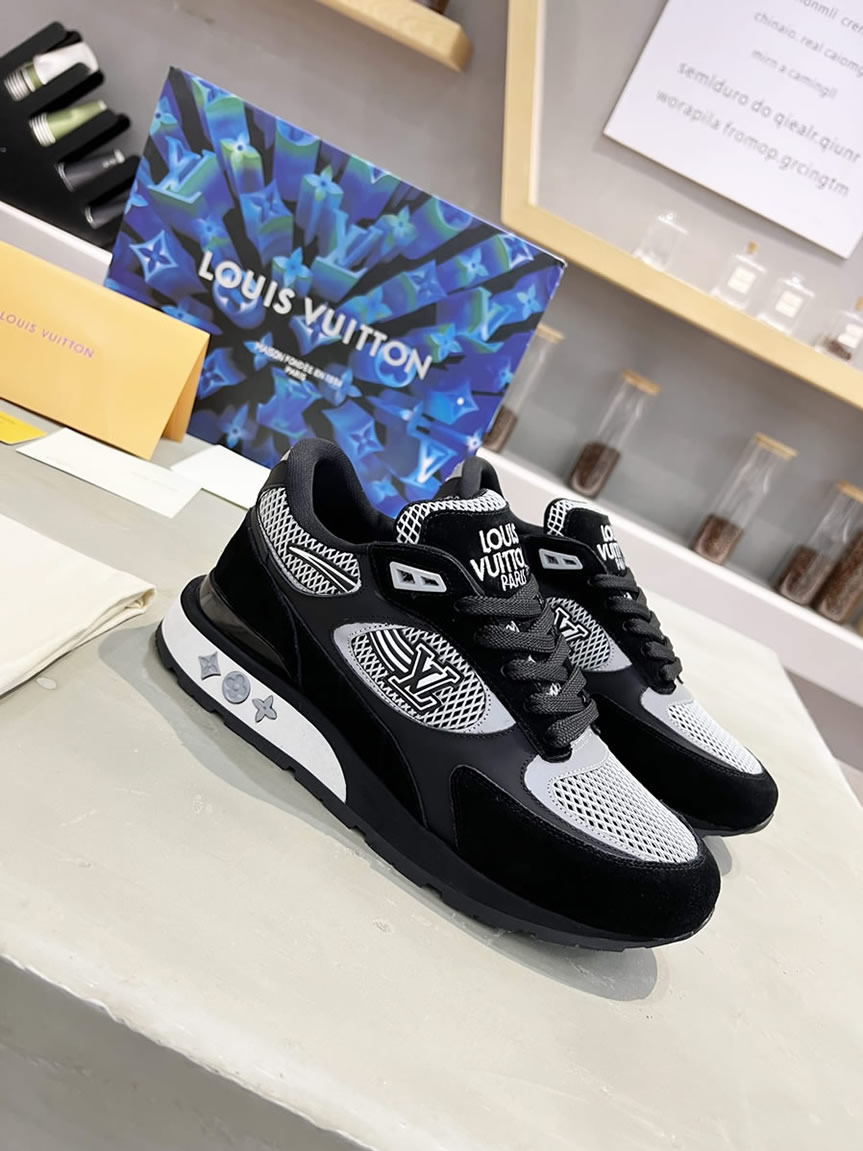 ルイ・ヴィトン ランナウェイ・ライン スニーカー ブラック shoes547 - 画像 (5)