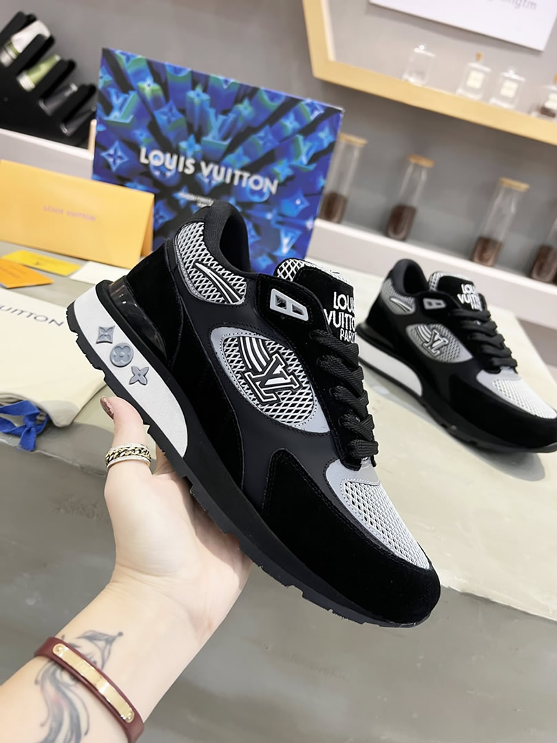 ルイ・ヴィトン ランナウェイ・ライン スニーカー ブラック shoes547 - 画像 (7)