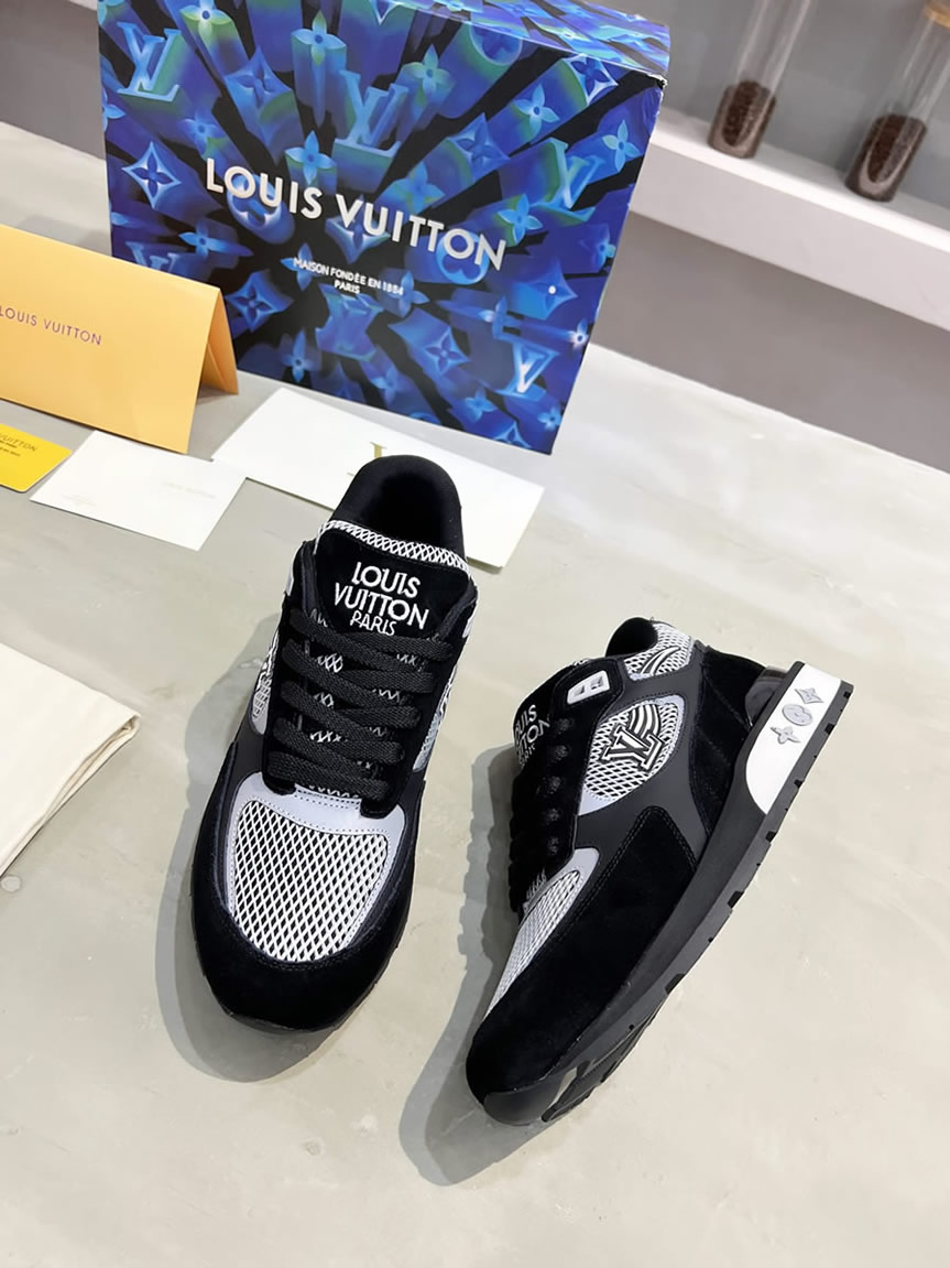 ルイ・ヴィトン ランナウェイ・ライン スニーカー ブラック shoes547 - 画像 (8)