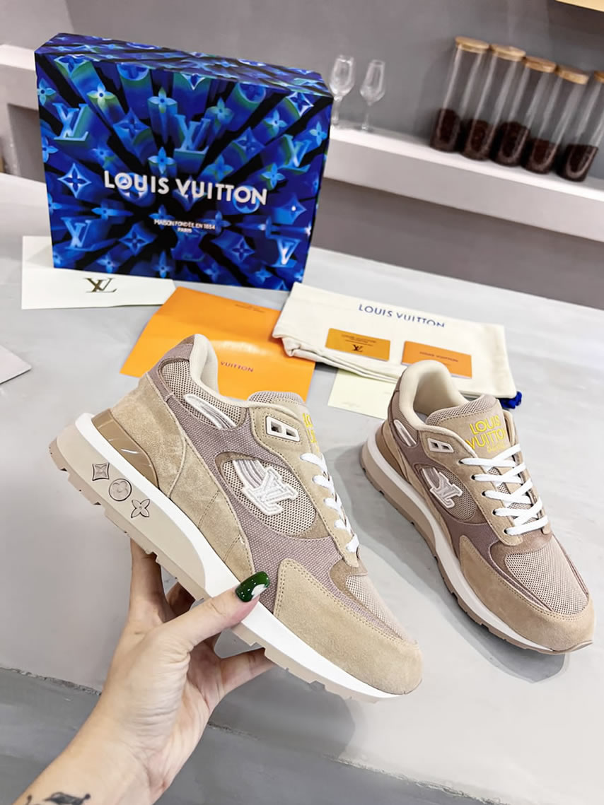 ルイ・ヴィトン ランナウェイ・ライン スニーカー ベージュ shoes551 - 画像 (3)