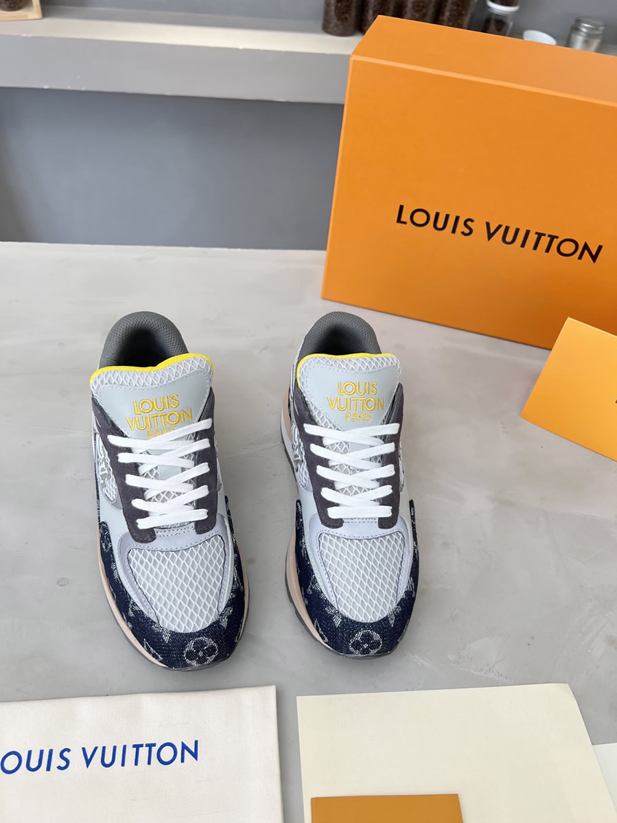 ルイ・ヴィトン ランナウェイ・ライン スニーカー デニム shoes552 - 画像 (2)