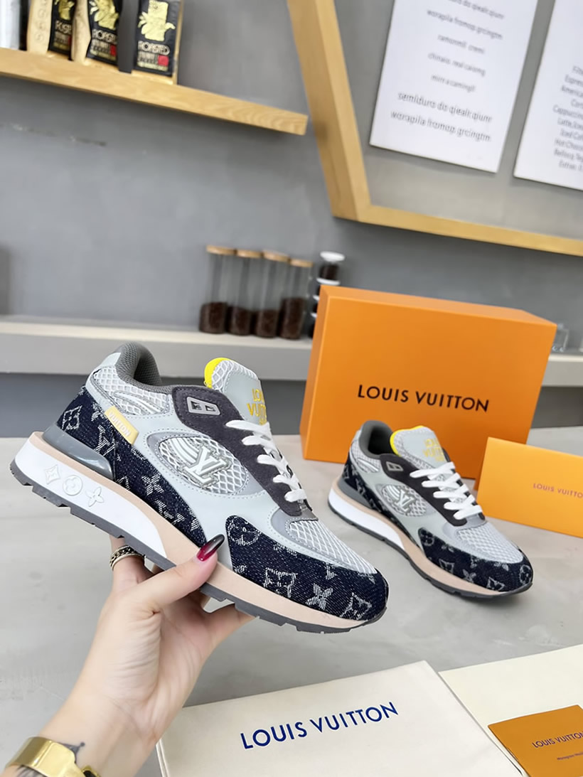 ルイ・ヴィトン ランナウェイ・ライン スニーカー デニム shoes552 - 画像 (3)
