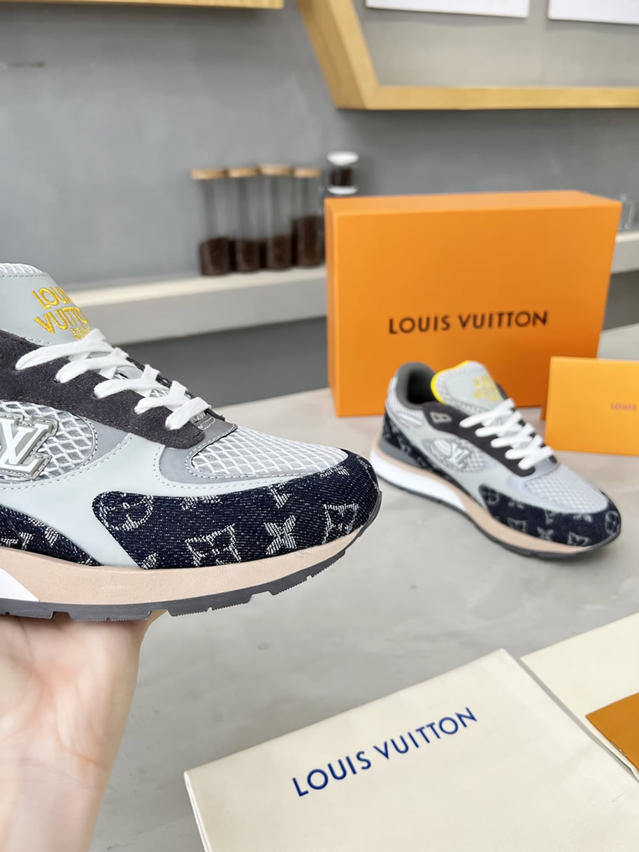 ルイ・ヴィトン ランナウェイ・ライン スニーカー デニム shoes552 - 画像 (8)