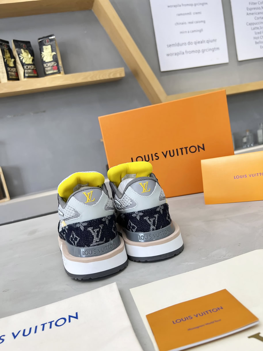 ルイ・ヴィトン ランナウェイ・ライン スニーカー デニム shoes552 - 画像 (9)