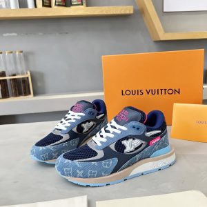 ルイ・ヴィトン ランナウェイ・ライン スニーカー ブルー＆ピンク shoes553
