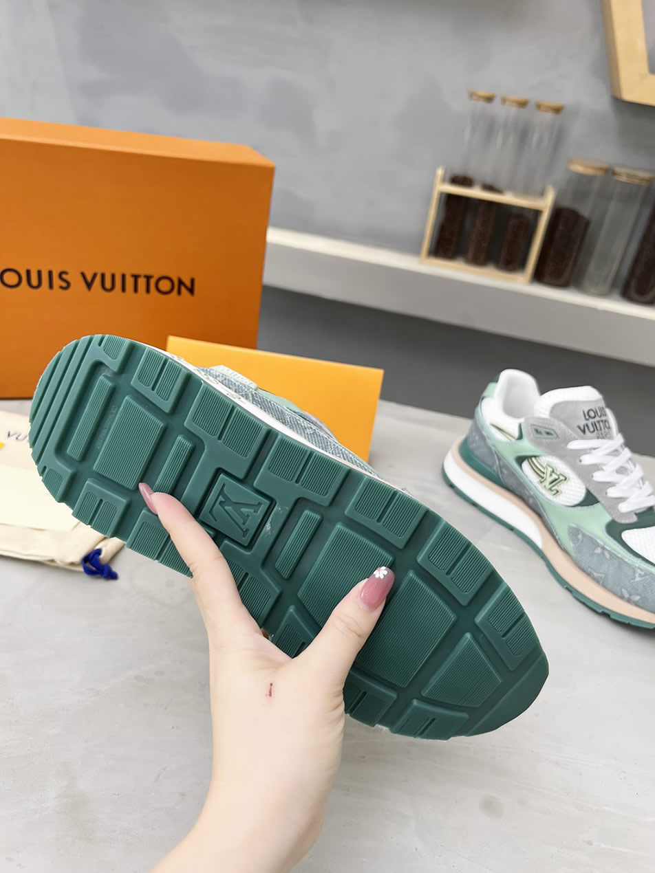 ルイ・ヴィトン ランナウェイ・ライン スニーカー グリーン shoes554 - 画像 (9)