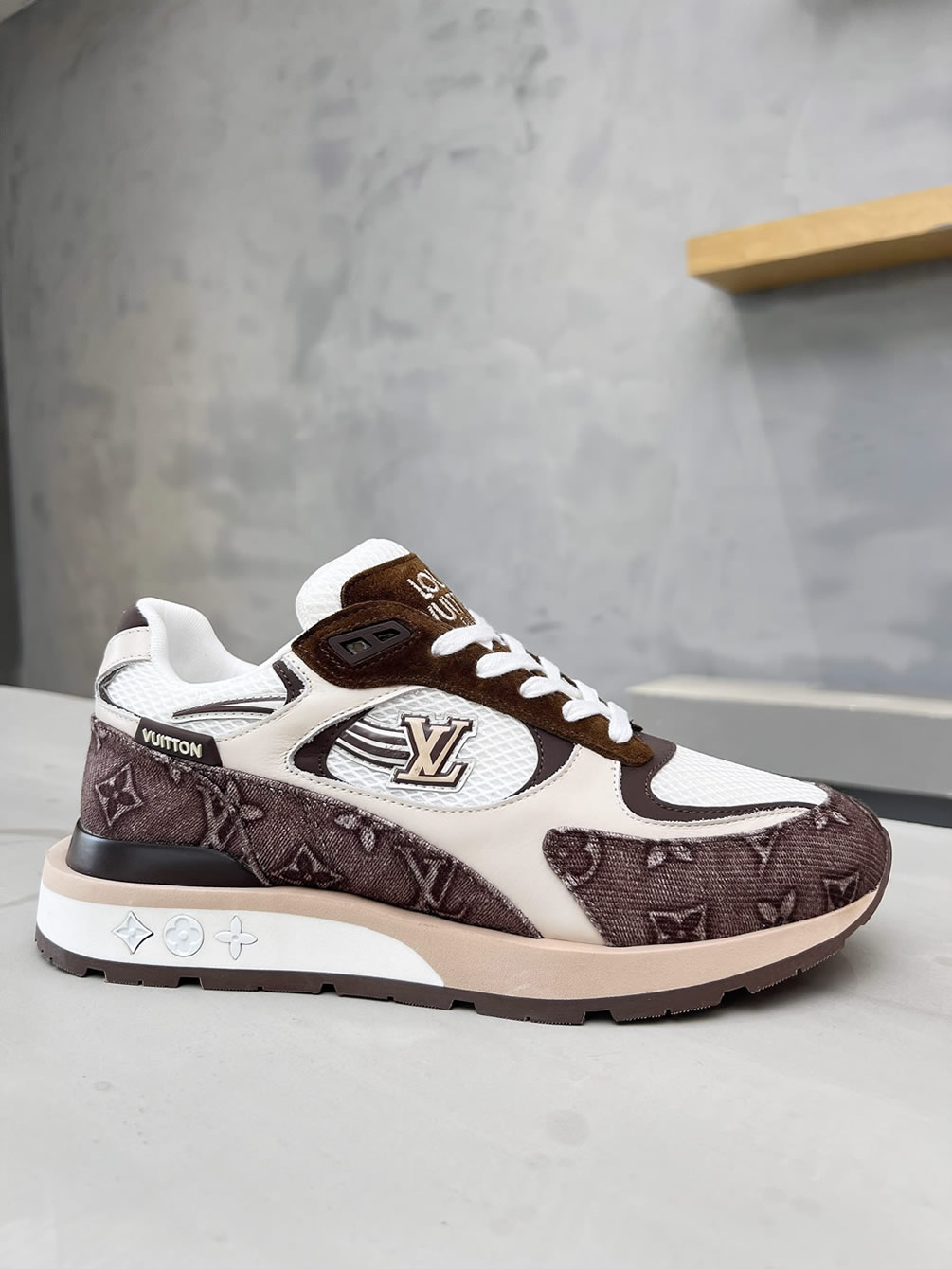 ルイ・ヴィトン ランナウェイ・ライン スニーカー ブラウン shoes555 - 画像 (2)