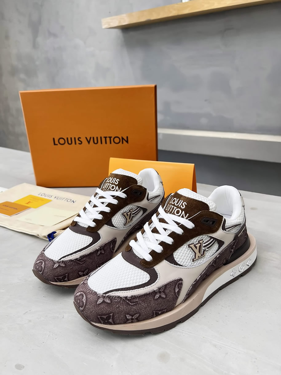 ルイ・ヴィトン ランナウェイ・ライン スニーカー ブラウン shoes555