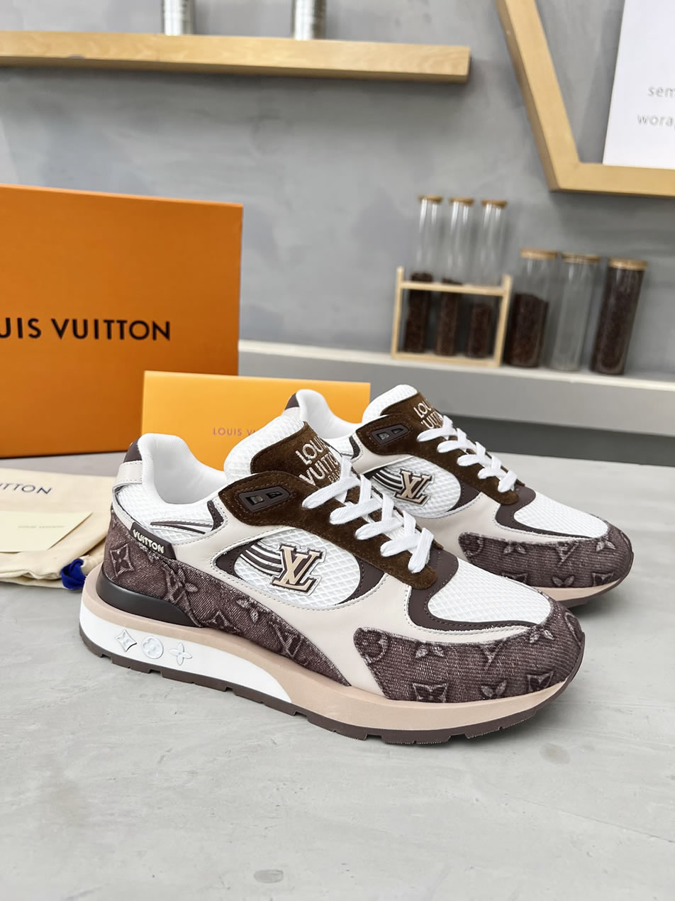 ルイ・ヴィトン ランナウェイ・ライン スニーカー ブラウン shoes555 - 画像 (5)